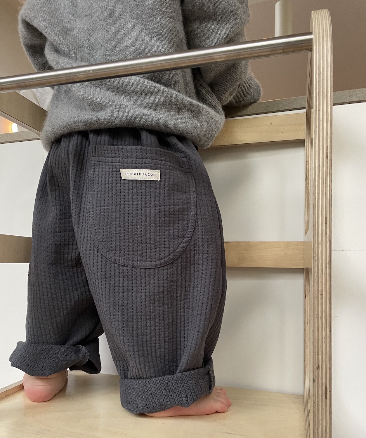 Barrel Trouser Anthracite - Image 2