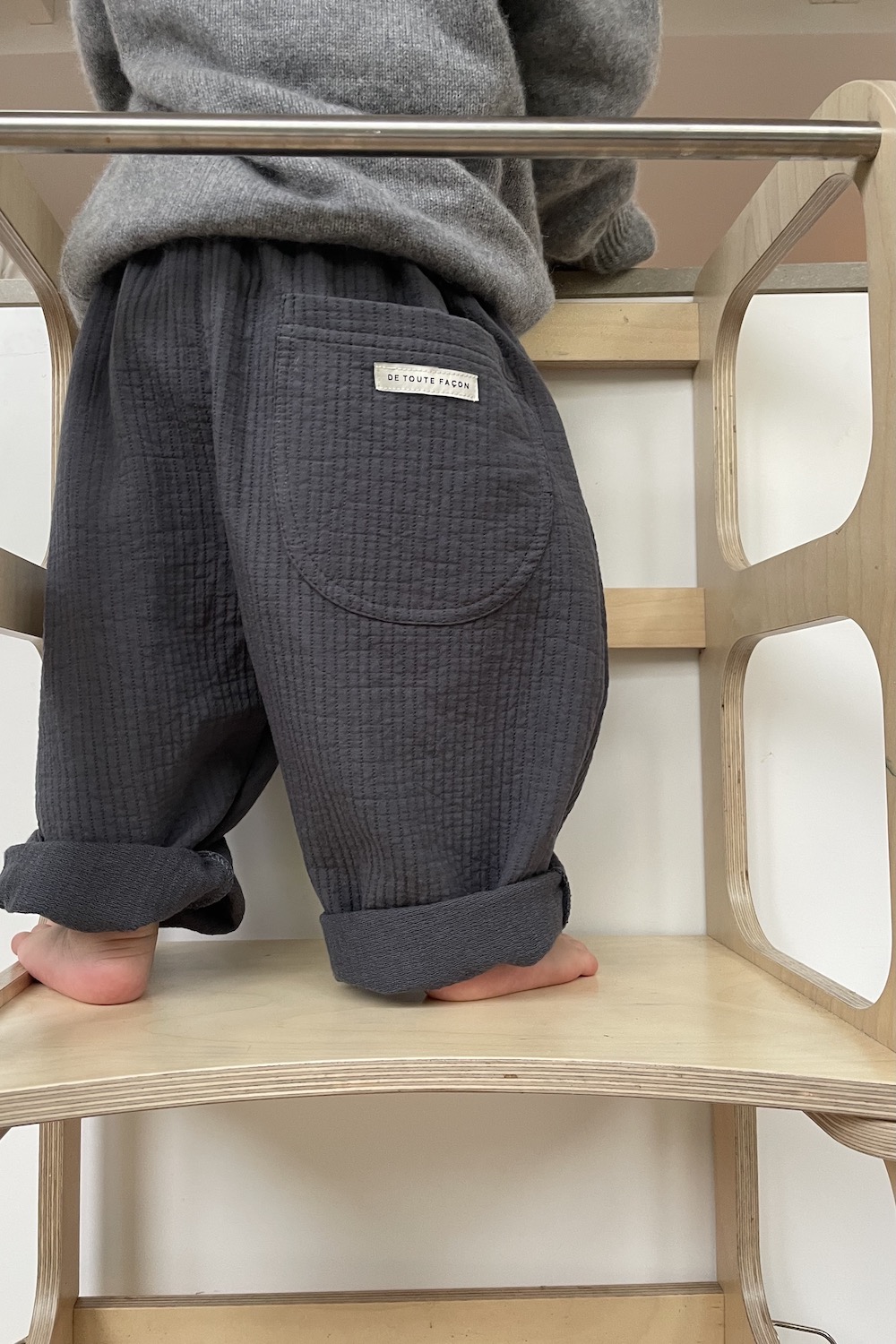 Barrel Trouser Anthracite